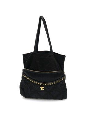 Chanel Quilted Nylon Tote